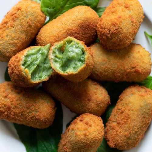 Croquetas de espinacas y queso