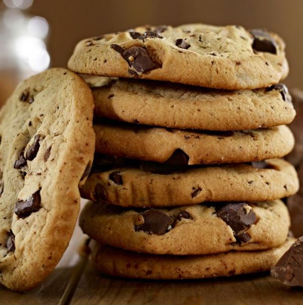 Galletas de chocolate con chispas