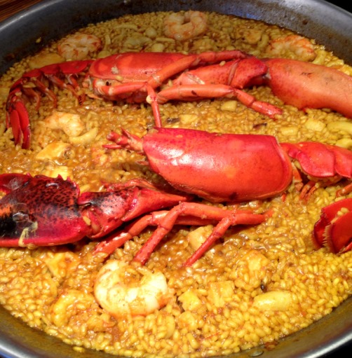 Paella de Bogavante