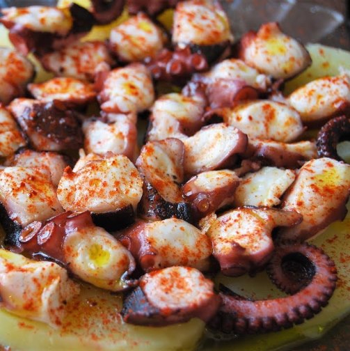 Pulpo a la gallega tradicional