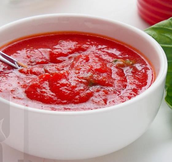 Salsa de tomate para la pizza