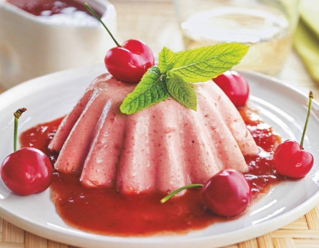 Bavaresas de cereza