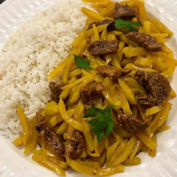 Olluquito con carne