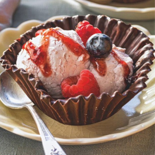 Tulipas con helado